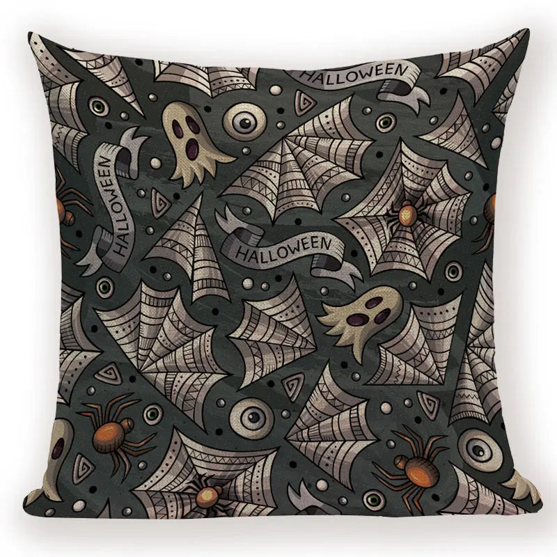 Merry Halloween Trick or Treat Happy Halloween Demon Creative  Festival Decor Home Adult Birthday Decoration Bed Cushion Cover
