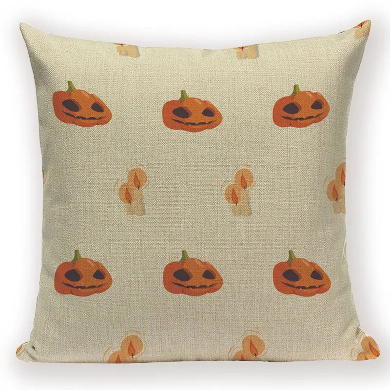 Merry Halloween Trick or Treat Happy Halloween Demon Creative  Festival Decor Home Adult Birthday Decoration Bed Cushion Cover
