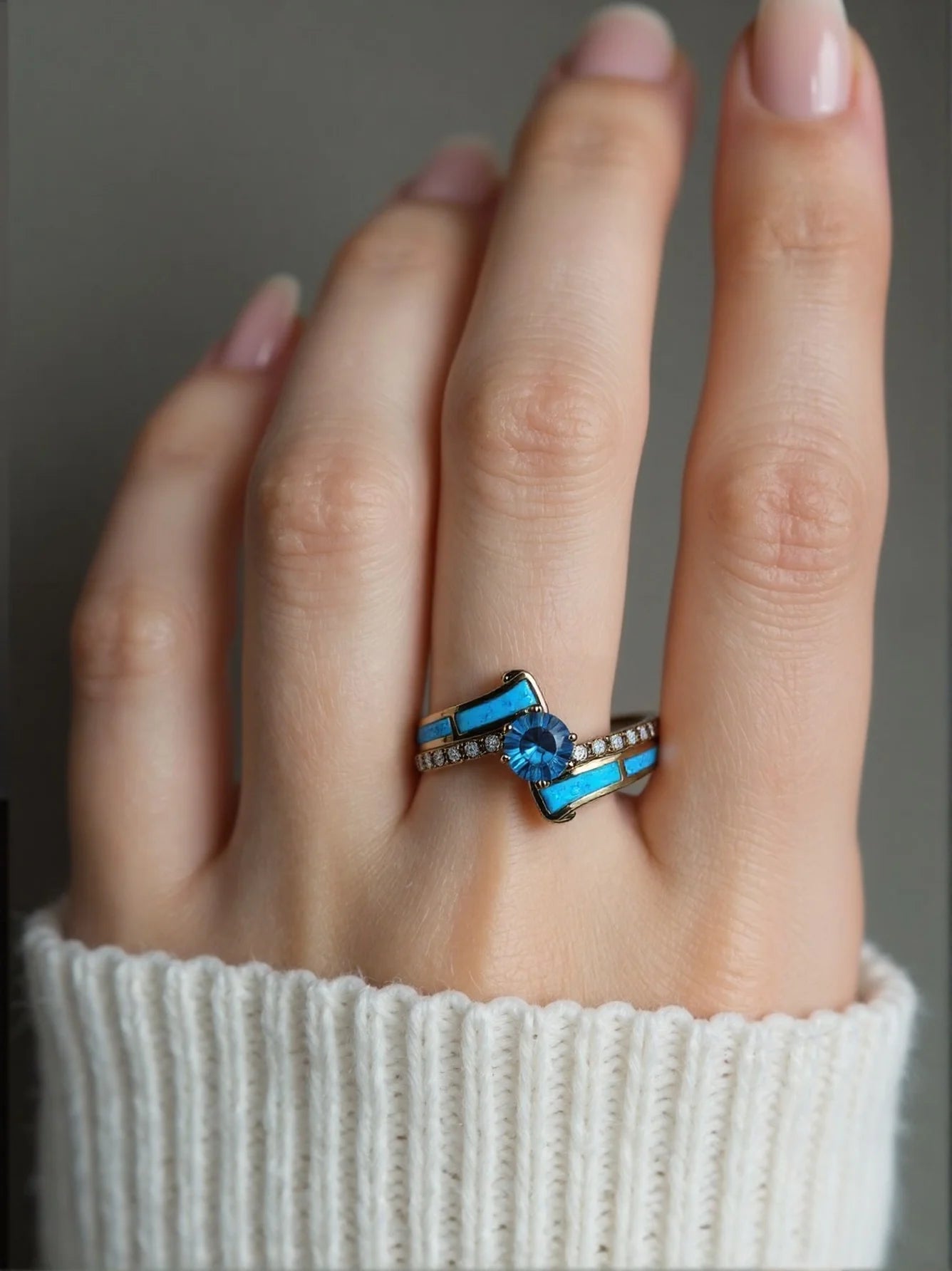 JieLing Luxury Rhodium Plated Zircon Rings with Pink Stone Accents Elegant Engagement Promise Wedding Jewelry Gifts for Women