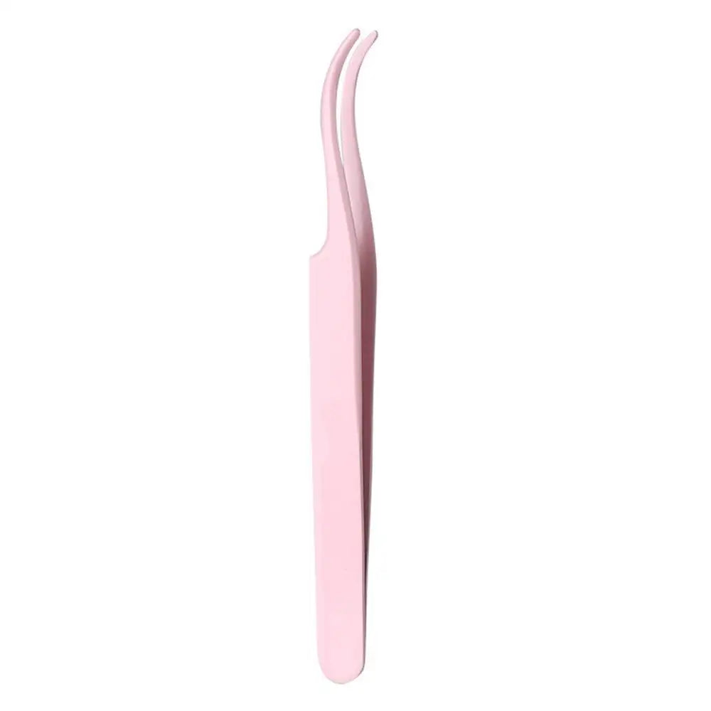 Eyelash Curved Tweezers Lash Extension Nippers Lash Applicator Lash Grafting Item Lash Picking Tool Ultra Fine Makeup Tool
