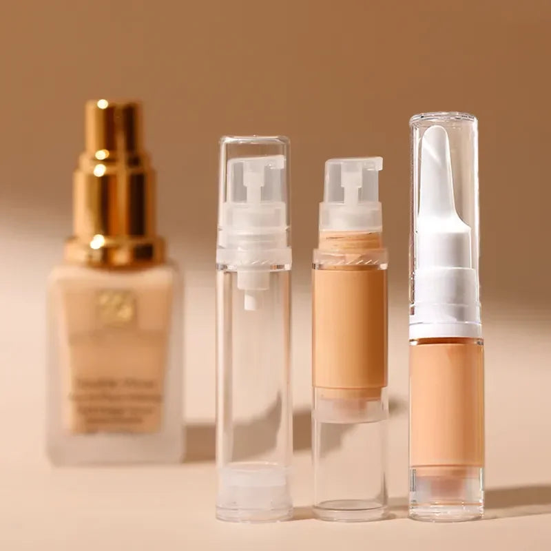 Liquid Foundation Travel Bottle 5/10/15ml Cosmetics Eye Cream Vacuum Fine Mist Spray Bottle Travel Portable