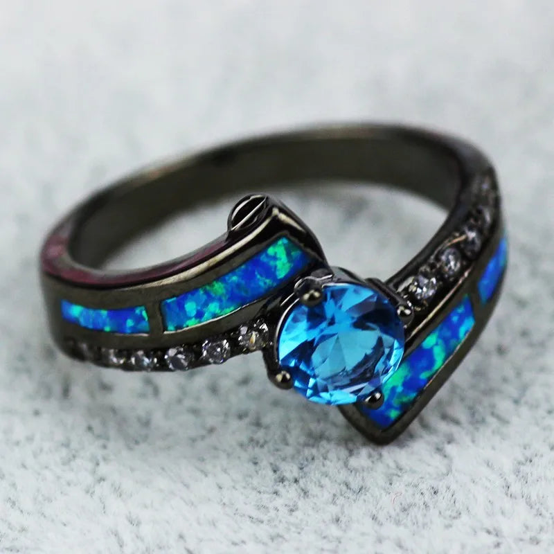 JieLing Luxury Rhodium Plated Zircon Rings with Pink Stone Accents Elegant Engagement Promise Wedding Jewelry Gifts for Women